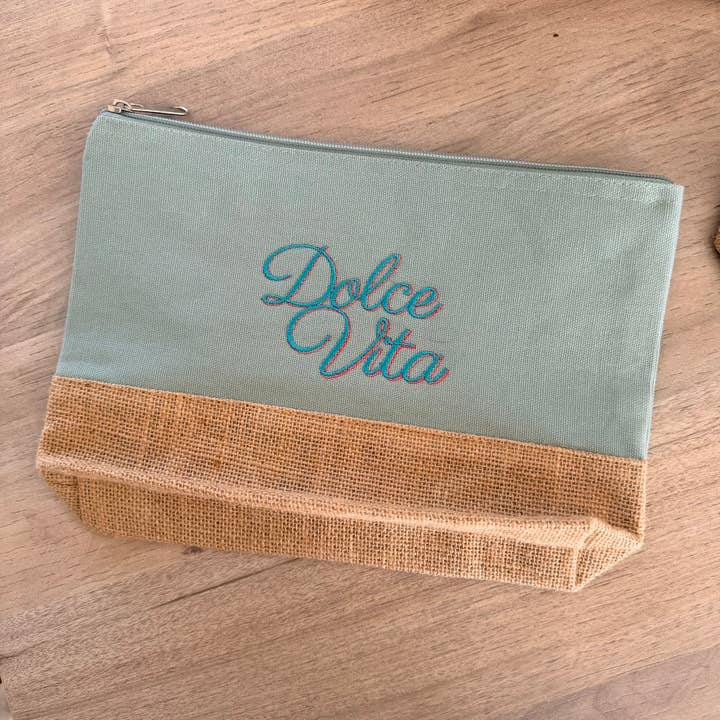 Embroidered kit, Dolce Vita for wholesale by L'atelier d'Emilie