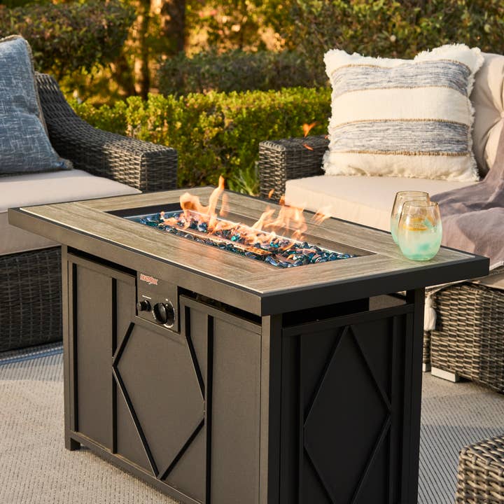 SHINERICH - Wholesale Fire pit - Heatmaxx 60,000 BTU 42” Gas Fire Pit Table0
