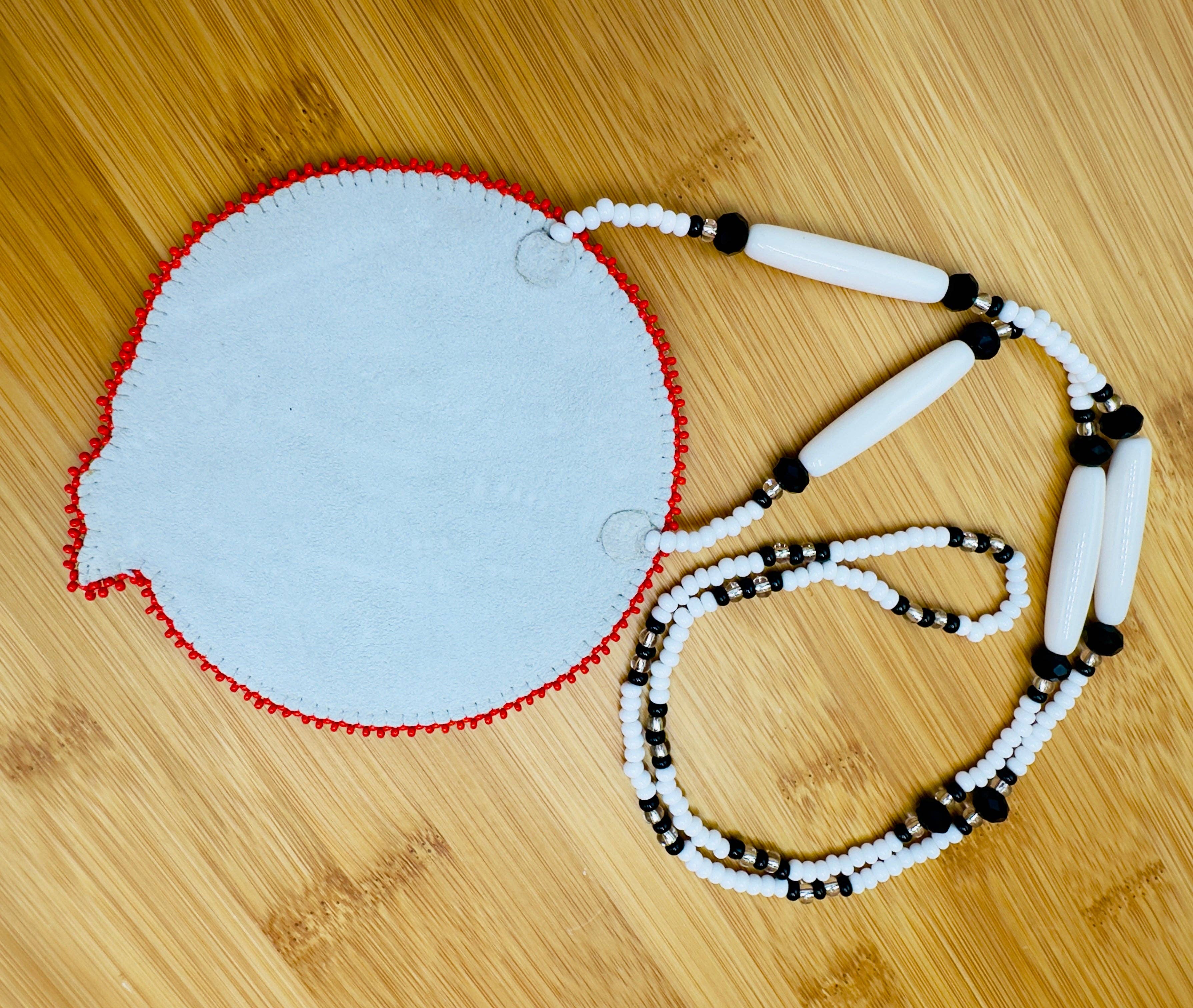 BEADS CORNER – wholesale Jewellery set – Handmade Eagle Feather Rosette pendant necklace set3