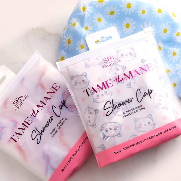 Best Beauty Group - Wholesale Showercap - SPA SOLUTIONS Tame the Mane Hair Shower Cap