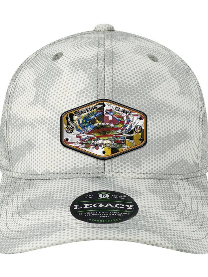 Gorra de Rendimiento con Puntos de Camuflaje Gris de Cangrejo Azul Ameri de Maryland para venta al por mayor de David Dunleavy