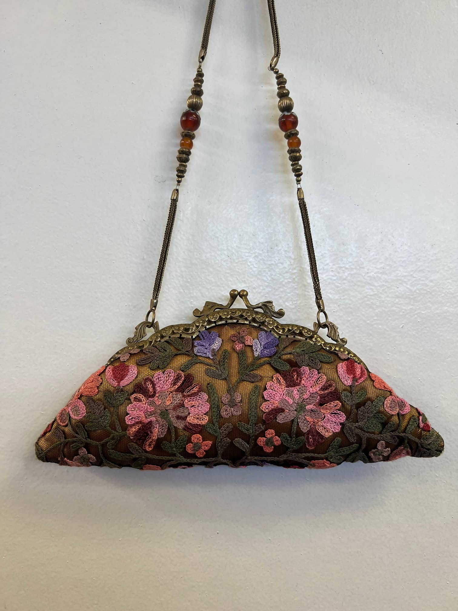 Ricki designs - Wholesale Clutch Bag - Women's - VINTAGE CREWEL EMBROIDERED CLUTCH AC 2761