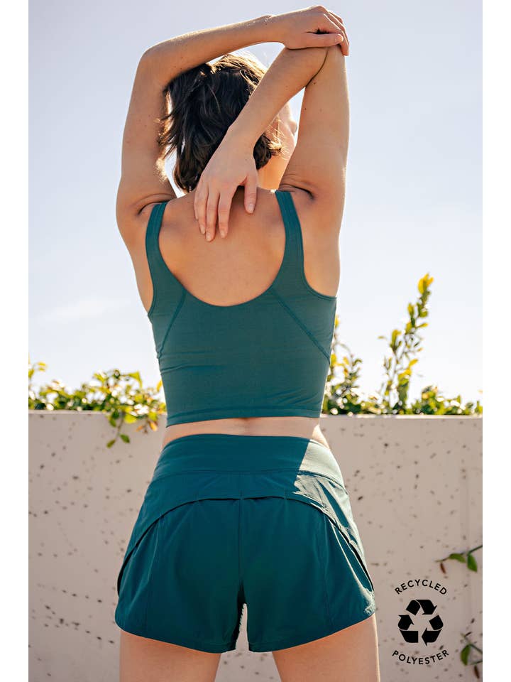 Rae Mode - Wholesale Athletic Shorts - Women's - STRETCH WOVEN 2 IN 1 ACTIVE SHORTS