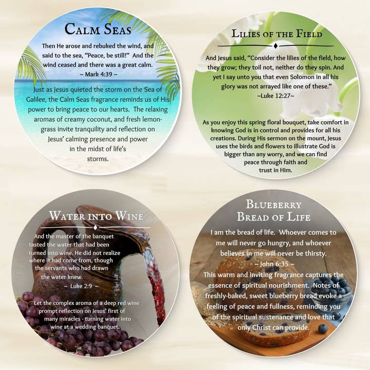 Lord's Light Candle - Wholesale Jar/Filled Candle - Christian Soy Candle 14oz -Light & Reveal Hidden Bible Verse14