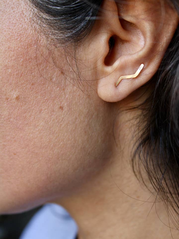 Mini Inka Ear Climbers for wholesale by Bia Soul Studio