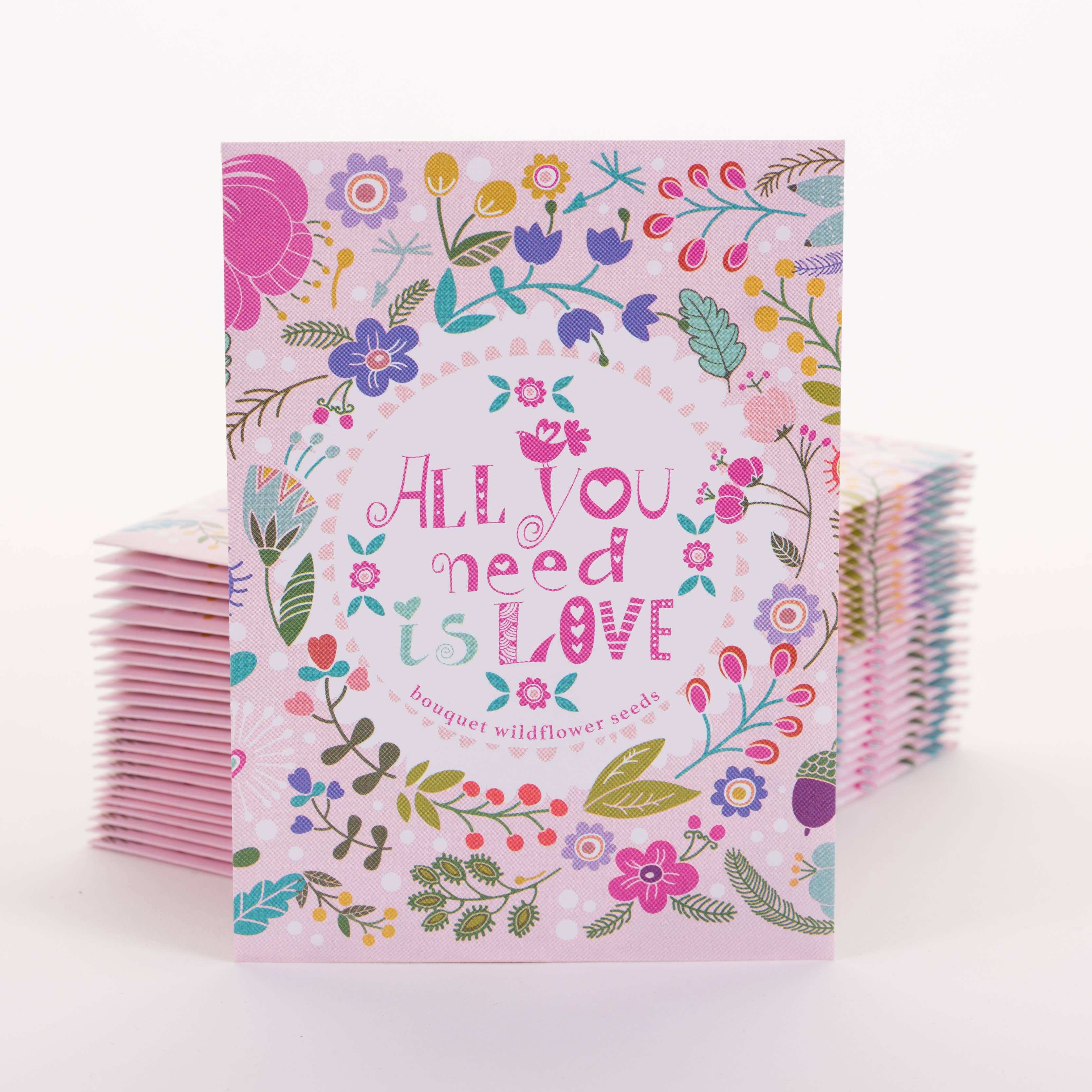 Bentley Seed Co. - Wholesale Love Card - All You Need is Love Fun Wildflowers2
