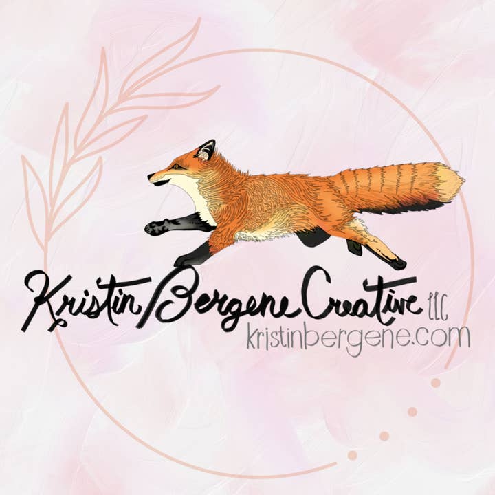 Kristin Bergene Creative LLC - Wholesale Season's Greetings Card - Fox Librarian Greeting Cards | Blank Inside, 5.5” x 4”11