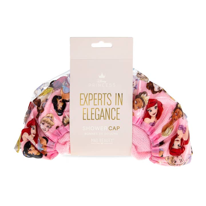 Mad Beauty Disney Pure Princess Mixed Princesses Shower Cap for wholesale by Mad Beauty USA LLC