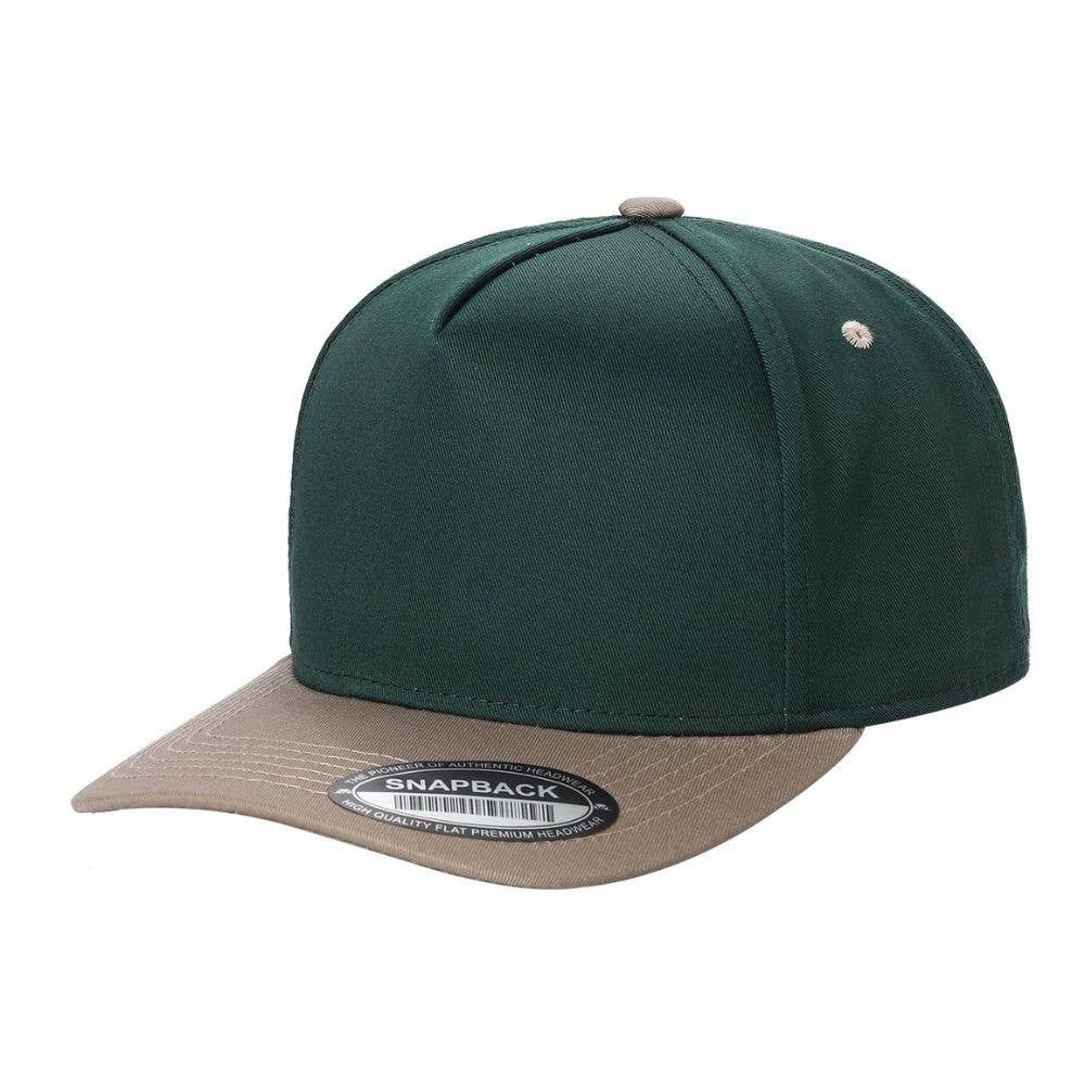 DOBBI - Wholesale Flat Brim Cap - Unisex - 5 Panel Snapback Caps66