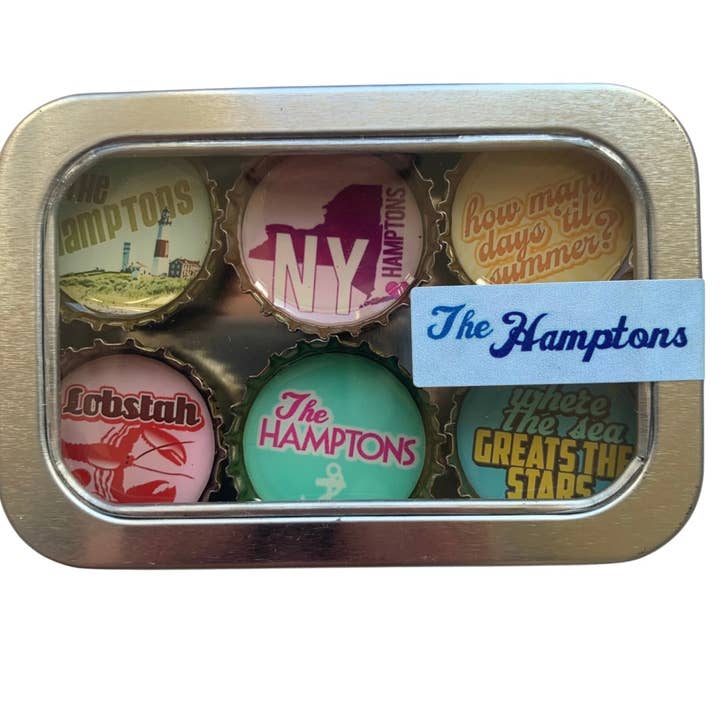 Hamptons, New York Magnets for wholesale by Kate's Magnets