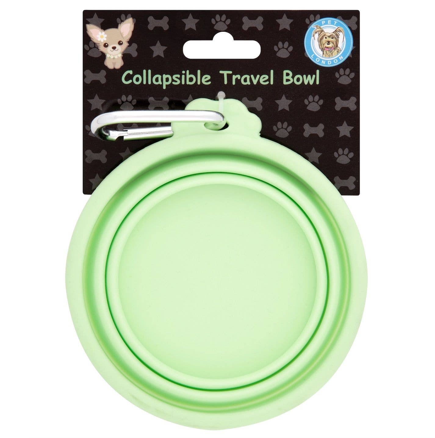 PetLondon - Vente Gamelle – chat et chien - Bol de voyage pliable pour chien vert4