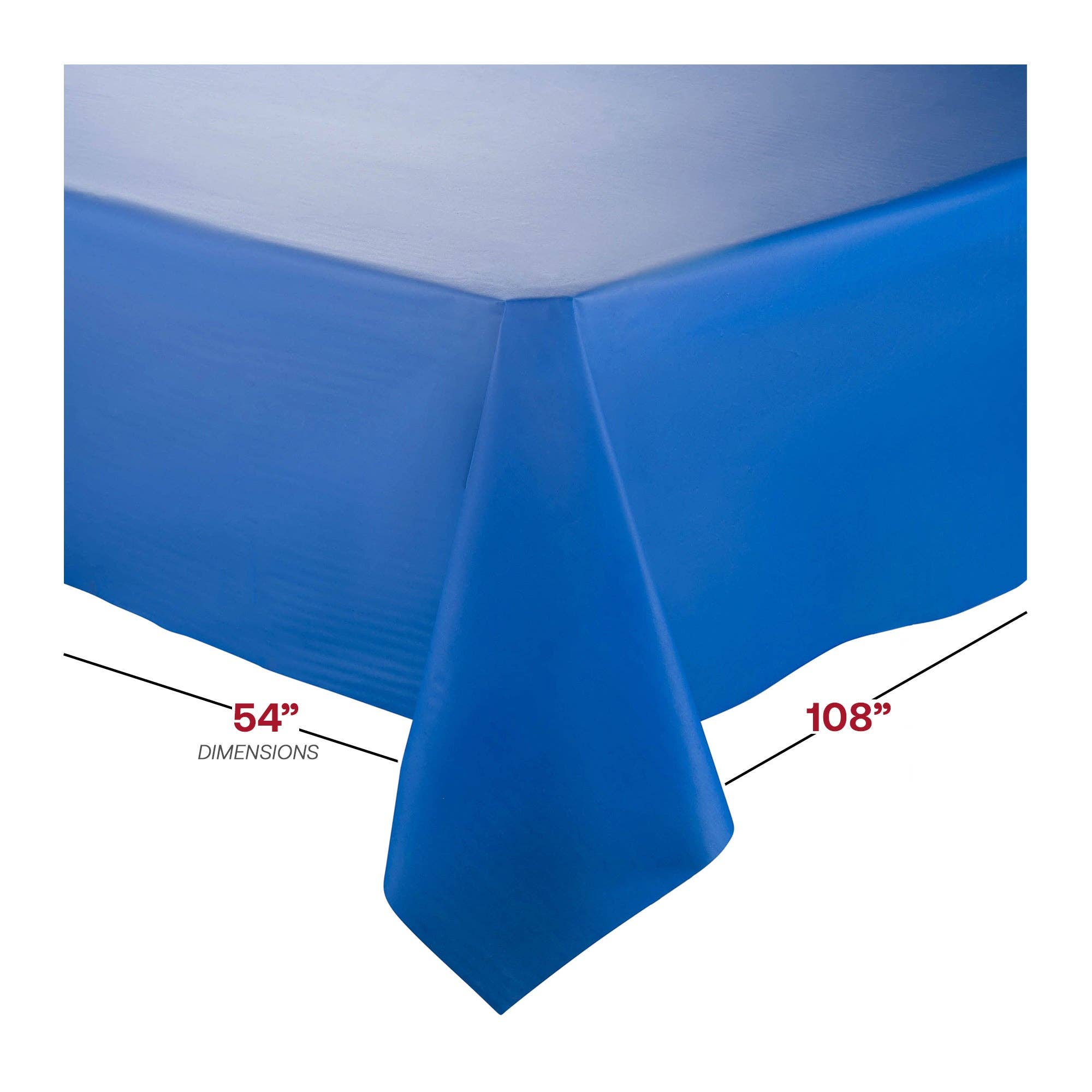 Smarty had a Party – wholesale Disposable table cover/runner – 54" x 108" Navy Plastic Tablecloths - 96 pcs1