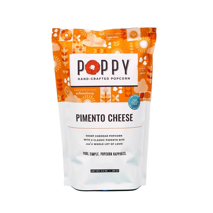 Poppy Hand-Crafted Popcorn - Wholesale Popcorn - Pimento Cheese Popcorn