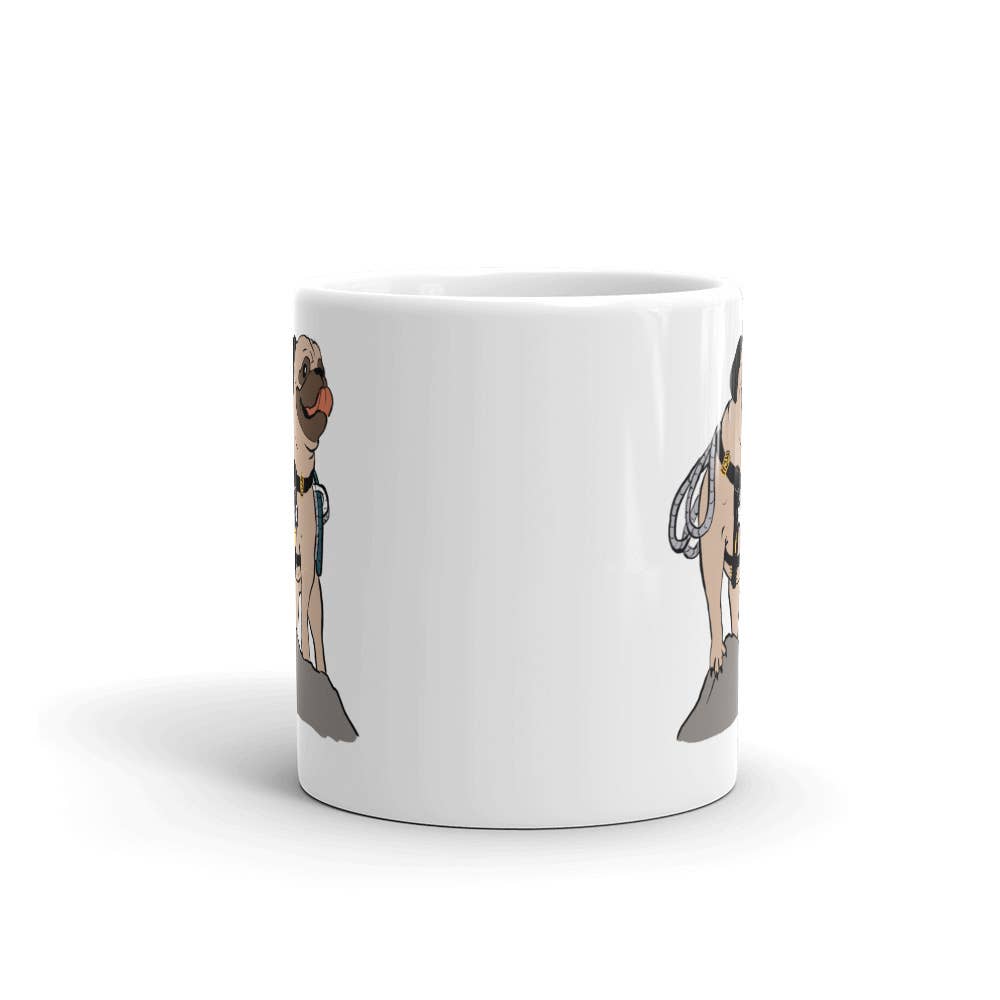 REMOVED BRAND - Wholesale Coffee Mug - Vinny the Pug Caricature #00021