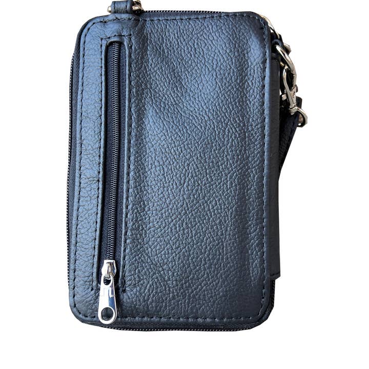 Roma Leathers, Inc. - Wholesale Phone Wallet - Women's - 3140 phone pouch with credit card slots adjustable strap1