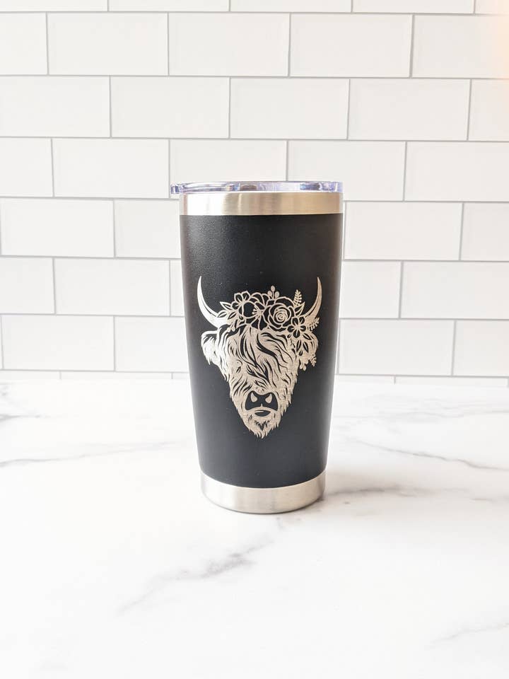 Gobelet Highland Cow pour la vente par The House of Marigolds