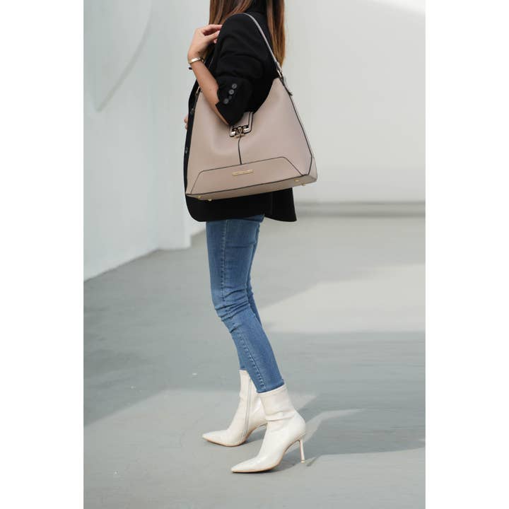 MKF Collection - Wholesale Shoulder Bag - Women's - Graciela Hobo Handbag & Wallet Vegan Leather Women by Mia K