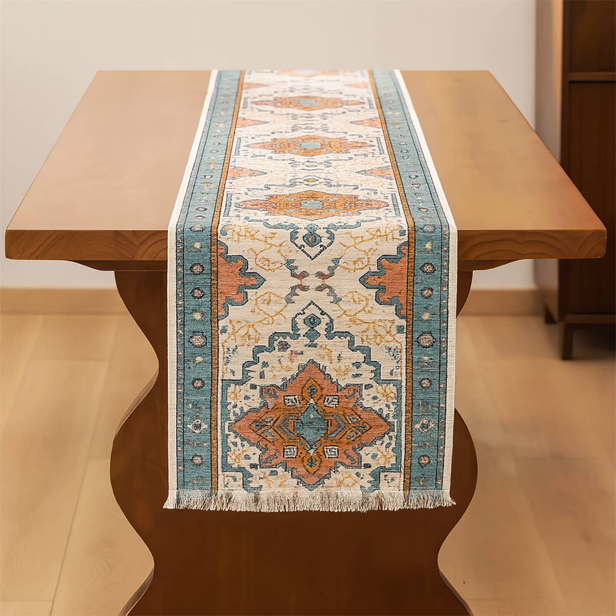 Fennco Styles - Wholesale Table Runner - Ethnic Floral Print Boho Table Runner 1
