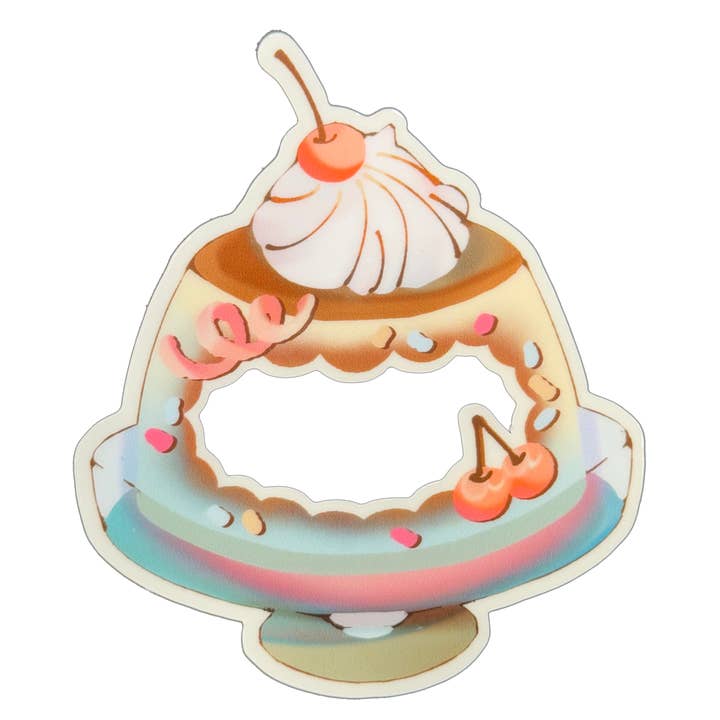 Pudding Kigger Klistermærke for engroshandel hos Milki Tea Studios