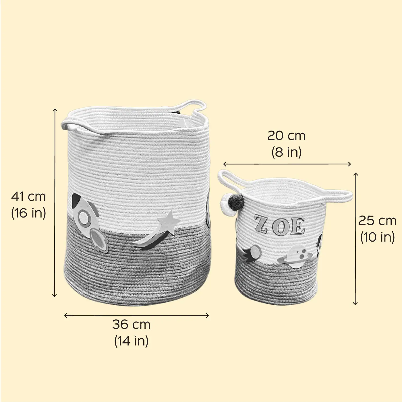 Ash and Vi - Wholesale Basket - Kids & Baby - Jute Cotton Storage Basket - Sweet Treats5