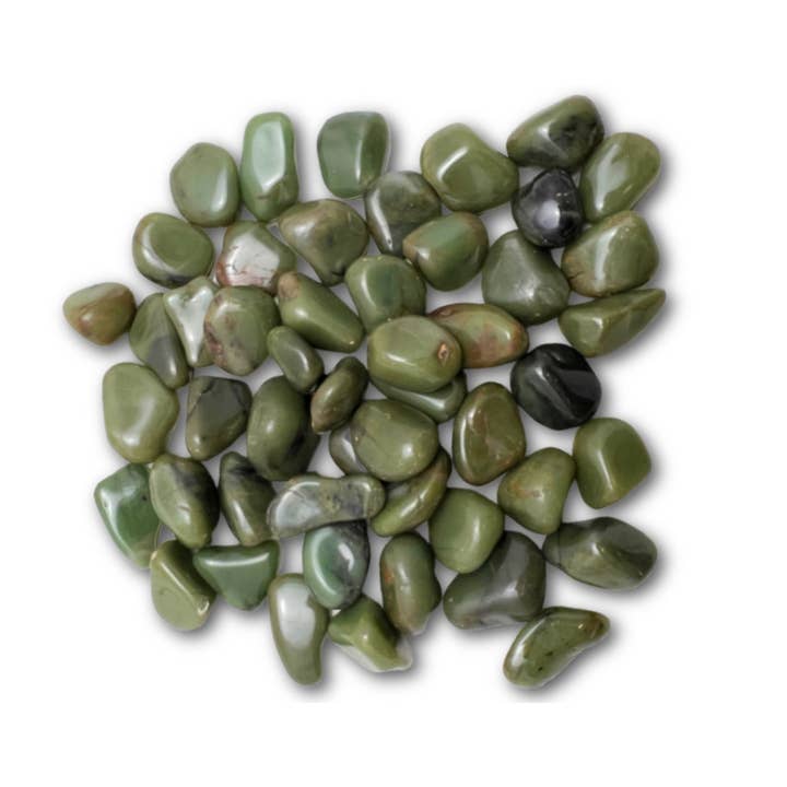 Crystal Magick Wholesale Ltd – wholesale Andlig sten/kristall – Stor grön Chert Tumblestones Healing Box1