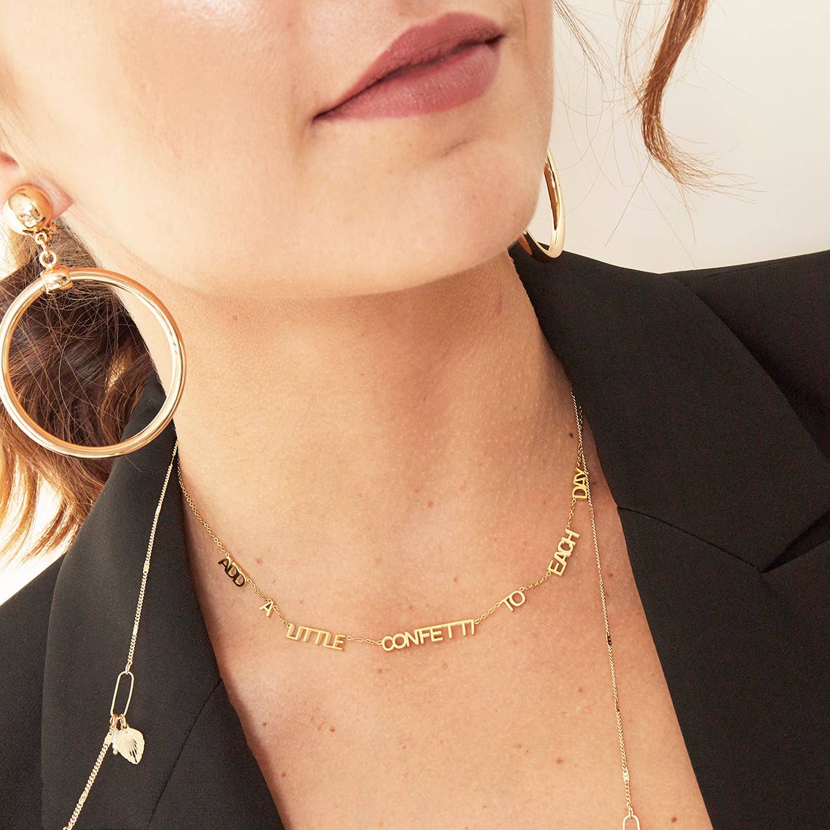 SHINE BUY - Wholesale Pendant/Charm Necklace - Necklace Add A Little Confetti To Each Day2