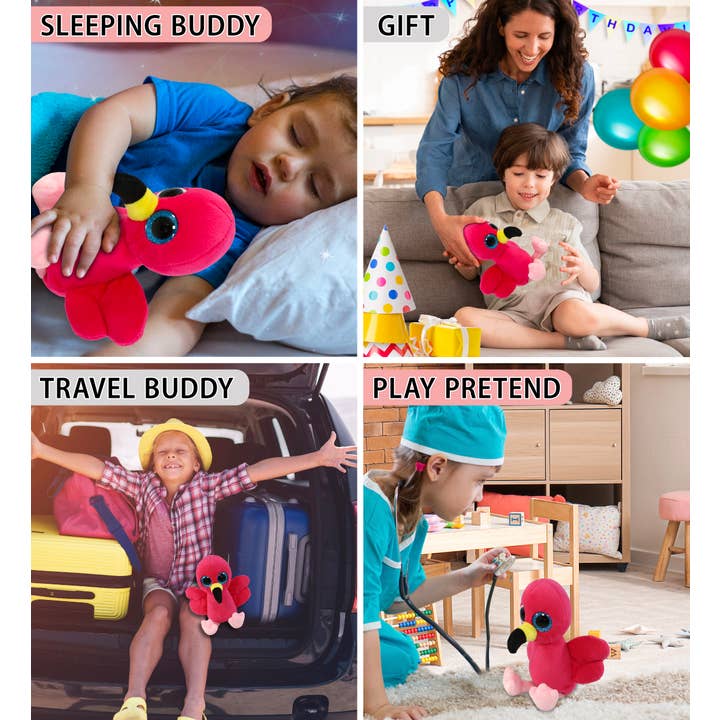 Cota Global – Großhandel Kuschel-/Plüschtier – Kind & Baby – Großes Kuscheltier - Flamingo3