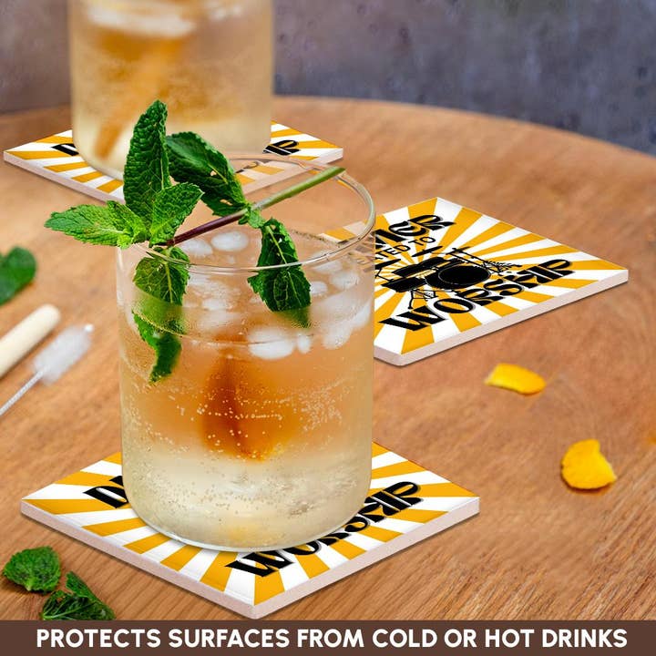 3dRose - Wholesale Coasters - 3dRose, Drummer Created To Worship, Coaster2