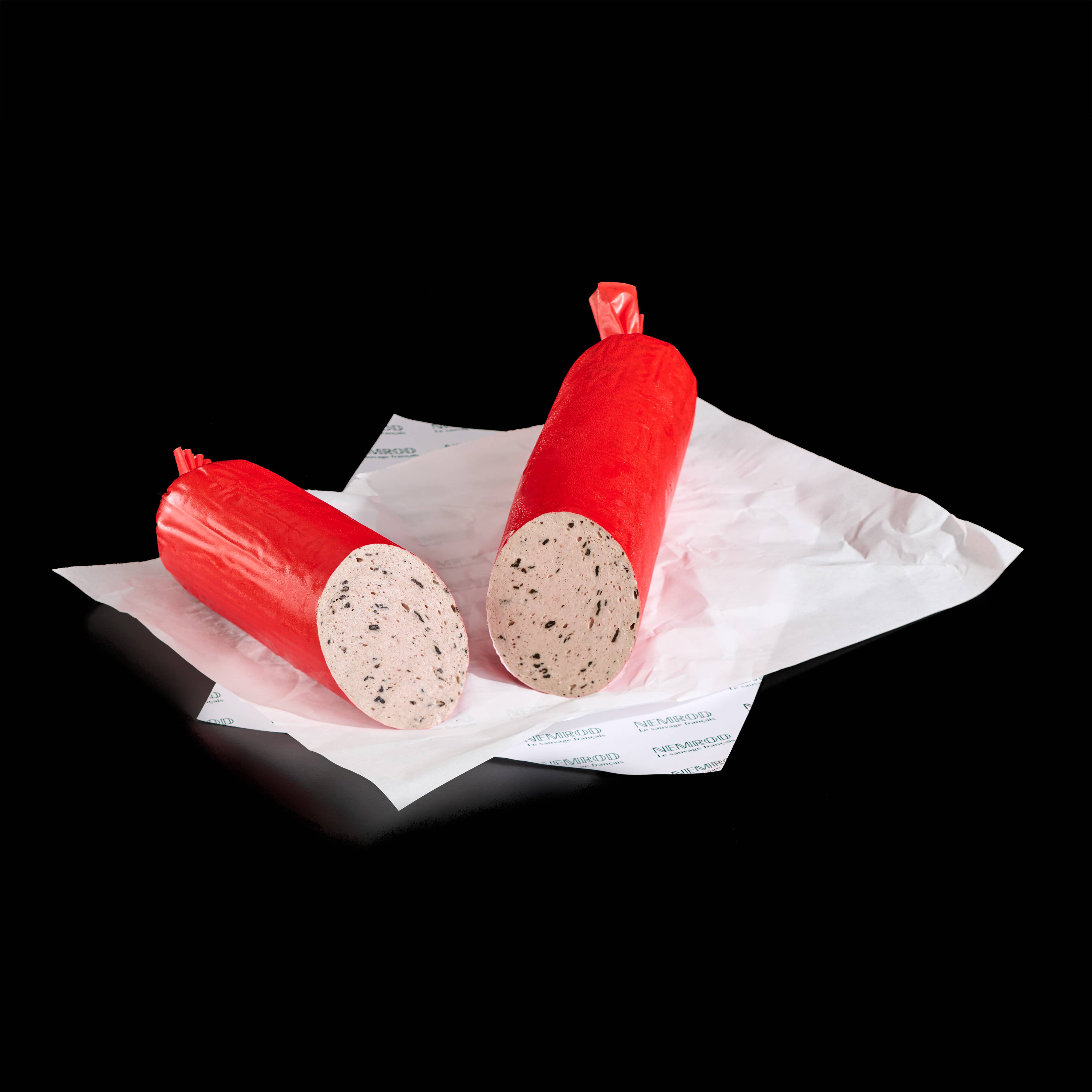 Nemrod - Vendita all'ingrosso Salsicce - Cervelat di Cinghiale al Tartufo - Selvaggina - 330 g