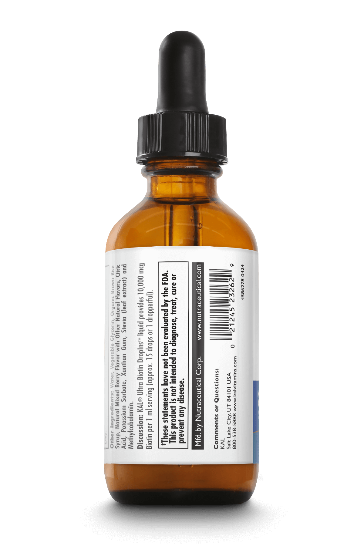 KAL - Wholesale Oral Supplement/Vitamin - Ultra Biotin DropIns™ Berry1