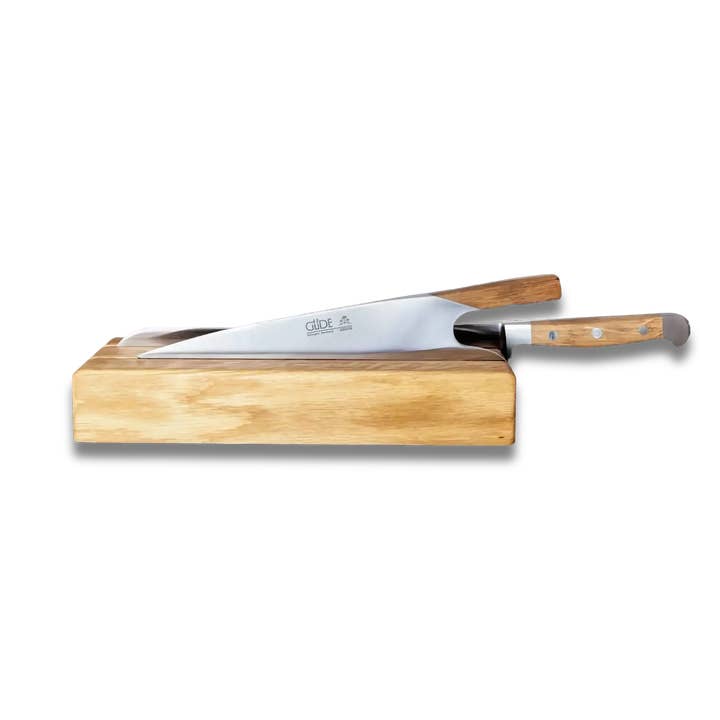 Knife Holder | Holds 2 knives - THE KNIFE + bread knife, (Knife Not Included) for wholesale by Ginza Steel