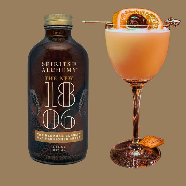 Spirits of Alchemy - Wholesale Cocktail Mix/Syrup - The New 1806 | Classic Old Fashioned Cocktail Mixer | Gift5