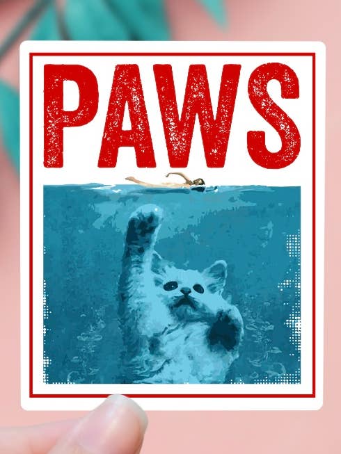 Paws Movie Poster Sticker for wholesale by EnchantingSunshine