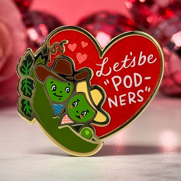 Let's Be Pod-ners Pin for wholesale by Oddment and Tweak