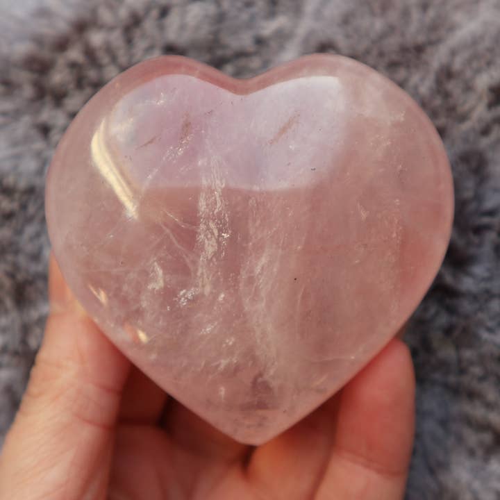 Cristaux Spirituels Hartjes - Sélénite, Jaspe, Quartz Rose pour la vente par OnlineMineralen.nl
