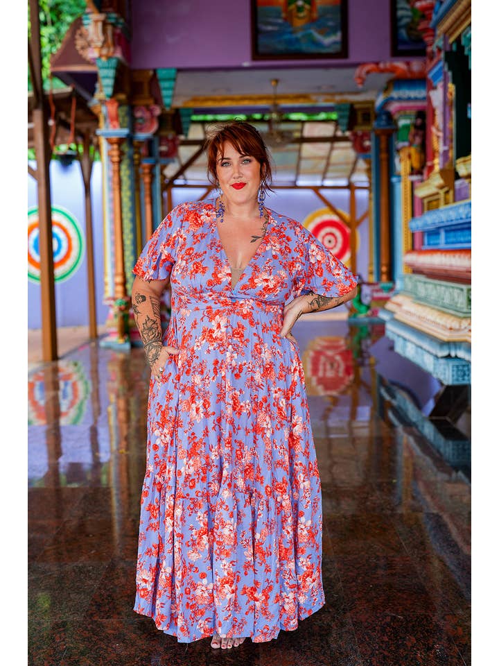 Jinx the label - Wholesale Dress – Women's - Mary Dress - Sunset Prism3