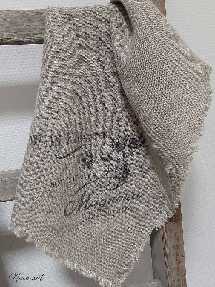 Tela raída Magnolia para venta al por mayor de Nino-Art