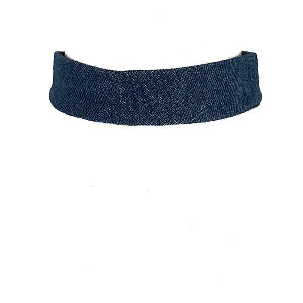 Denim Cord Choker Necklace for wholesale on Faire1