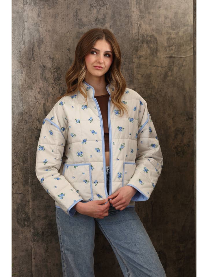 26 International - Wholesale Jacket - Women's - Light Weight Quilted Gauze Shell Jacket