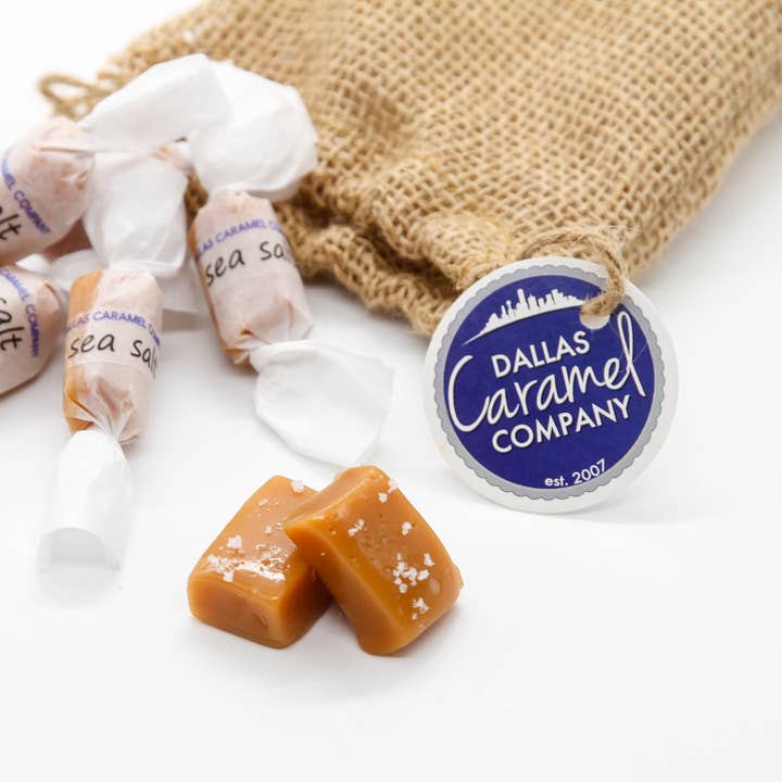 Sea Salt Caramel for wholesale by Dallas Caramel Company