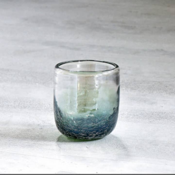 Noah Decoration - Wholesale Vase - Gradient Ice Crack cylinder glass vase