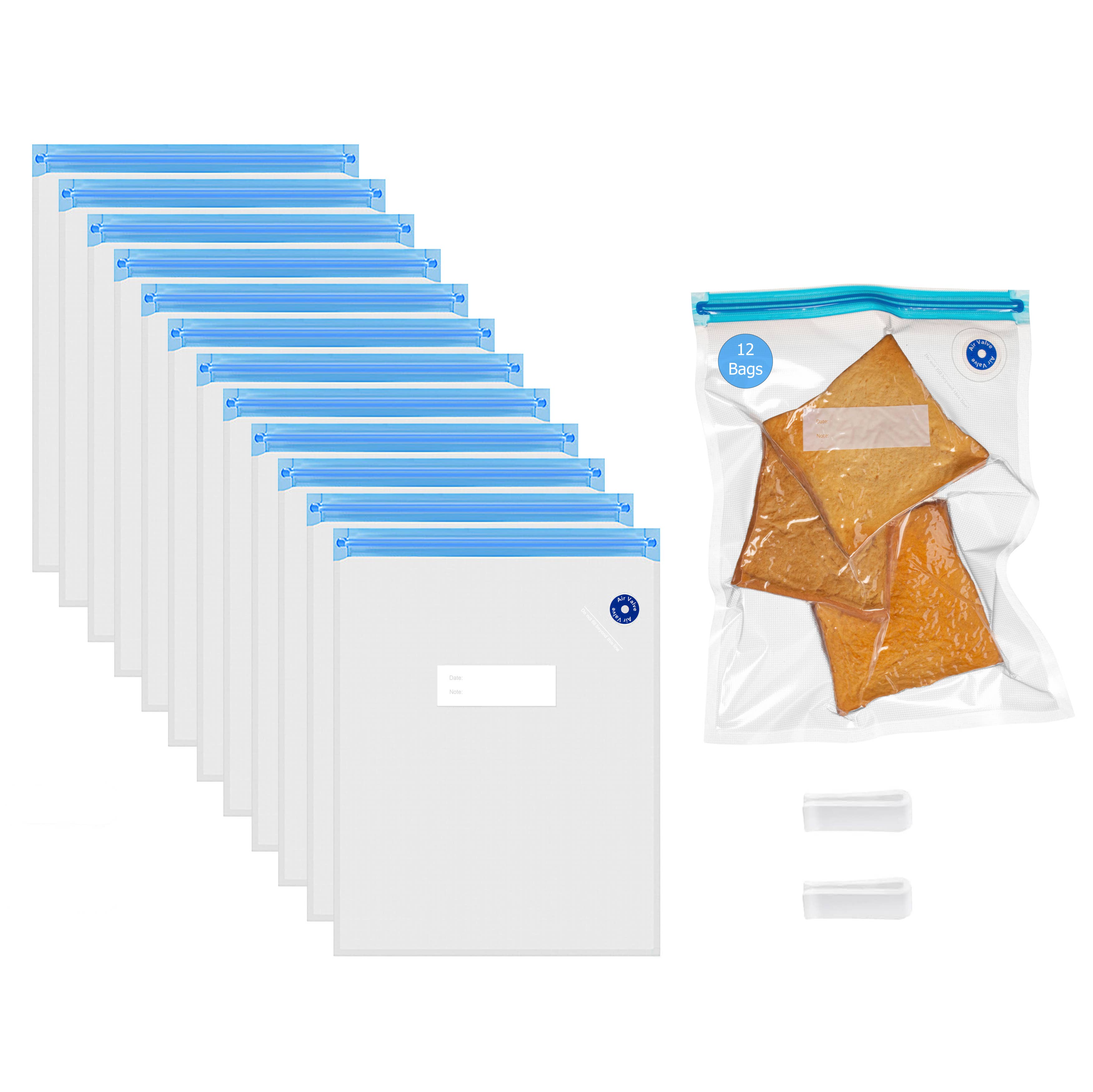 Quickway Imports - Wholesale Kitchen Appliance - Handheld Vacuum Sealer Machine with Reusable Bags, Storage10