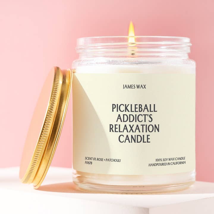 Vela de Relaxamento para Viciados em Pickleball F087B por atacado de James Wax