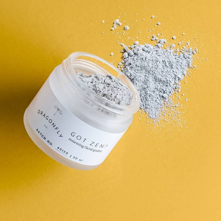 got zen renewing facial grains for wholesale by dragonfly co.