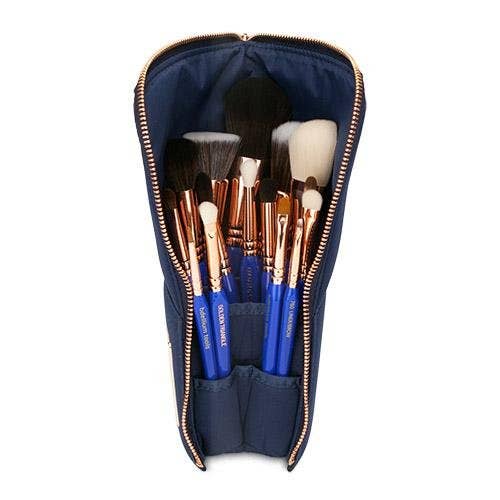 Bdellium Tools - Wholesale Makeup Brush Set - Golden Triangle PHASE I Complete 15pc. Brush Set with Pouch4