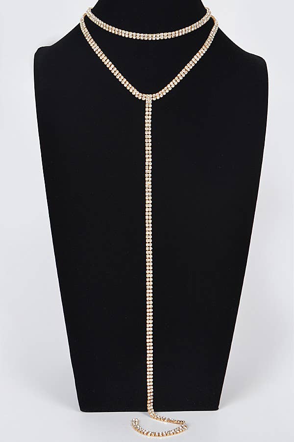 Shop Neighbors - Wholesale Choker/Collar - Fashionista Long Choker Necklace