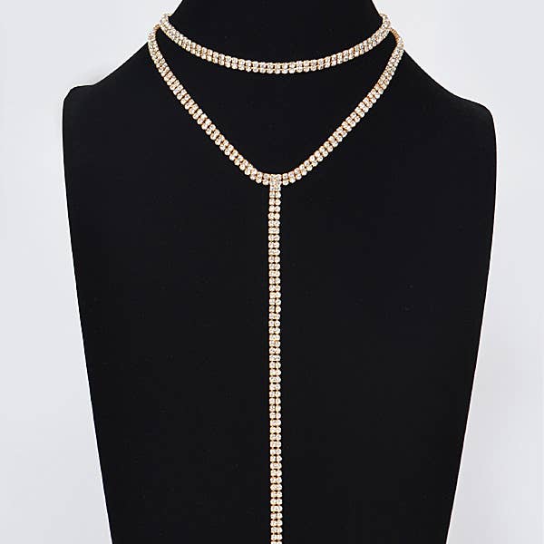 Shop Neighbors - Wholesale Choker/Collar - Fashionista Long Choker Necklace0