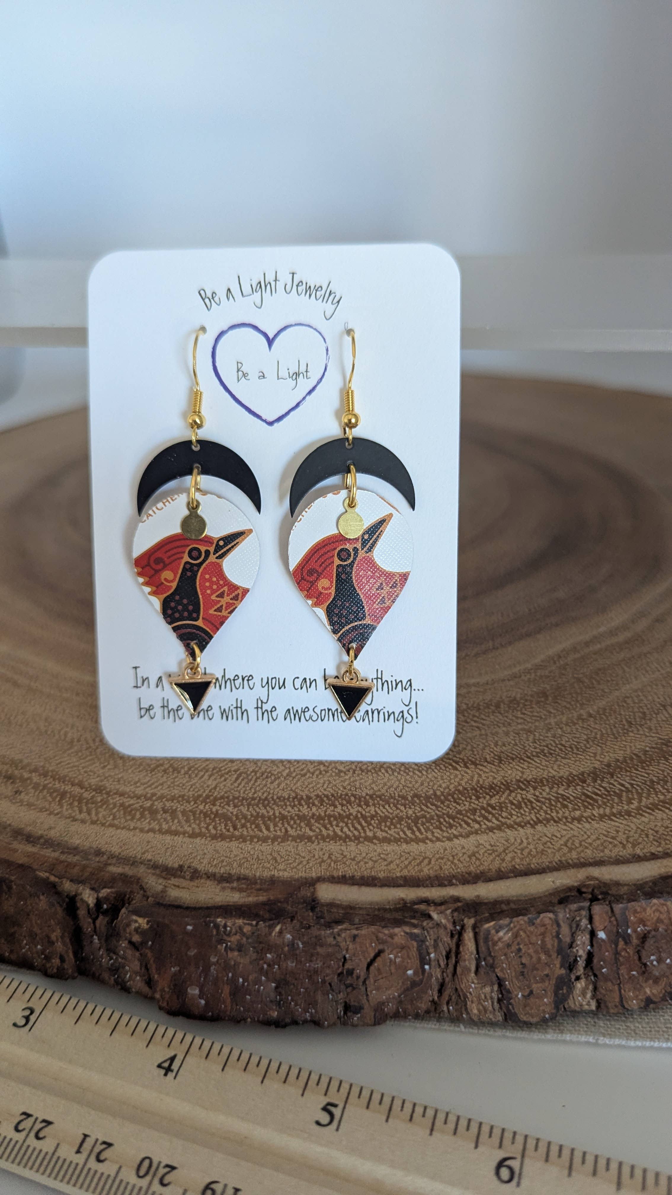Be a Light Jewelry - Wholesale Dangle Earrings - Bird Art Earrings: Birds of North America, Stylized Art5