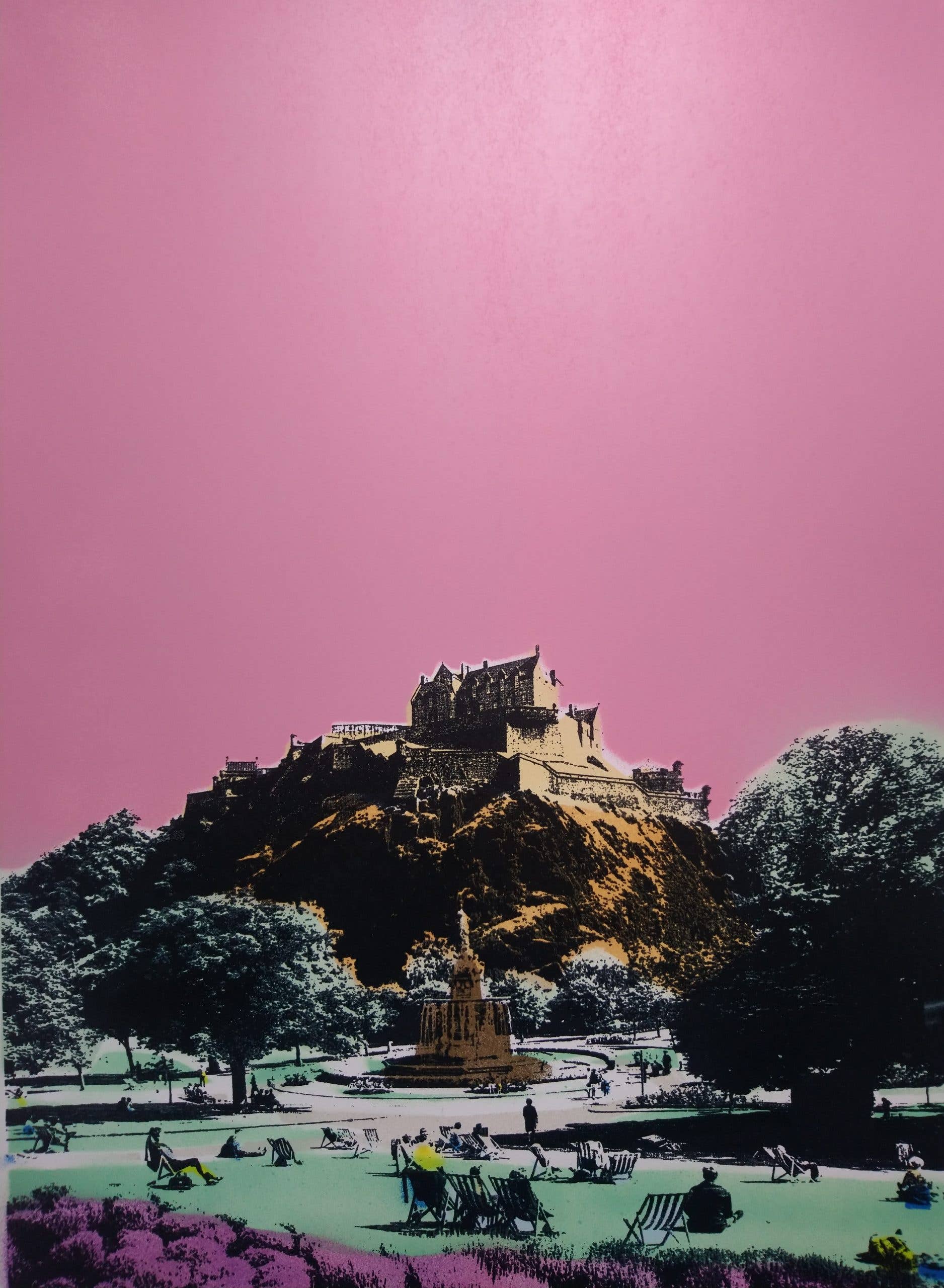 Bell's Galleries – wholesale Konsttryck – Edinburgh slott11