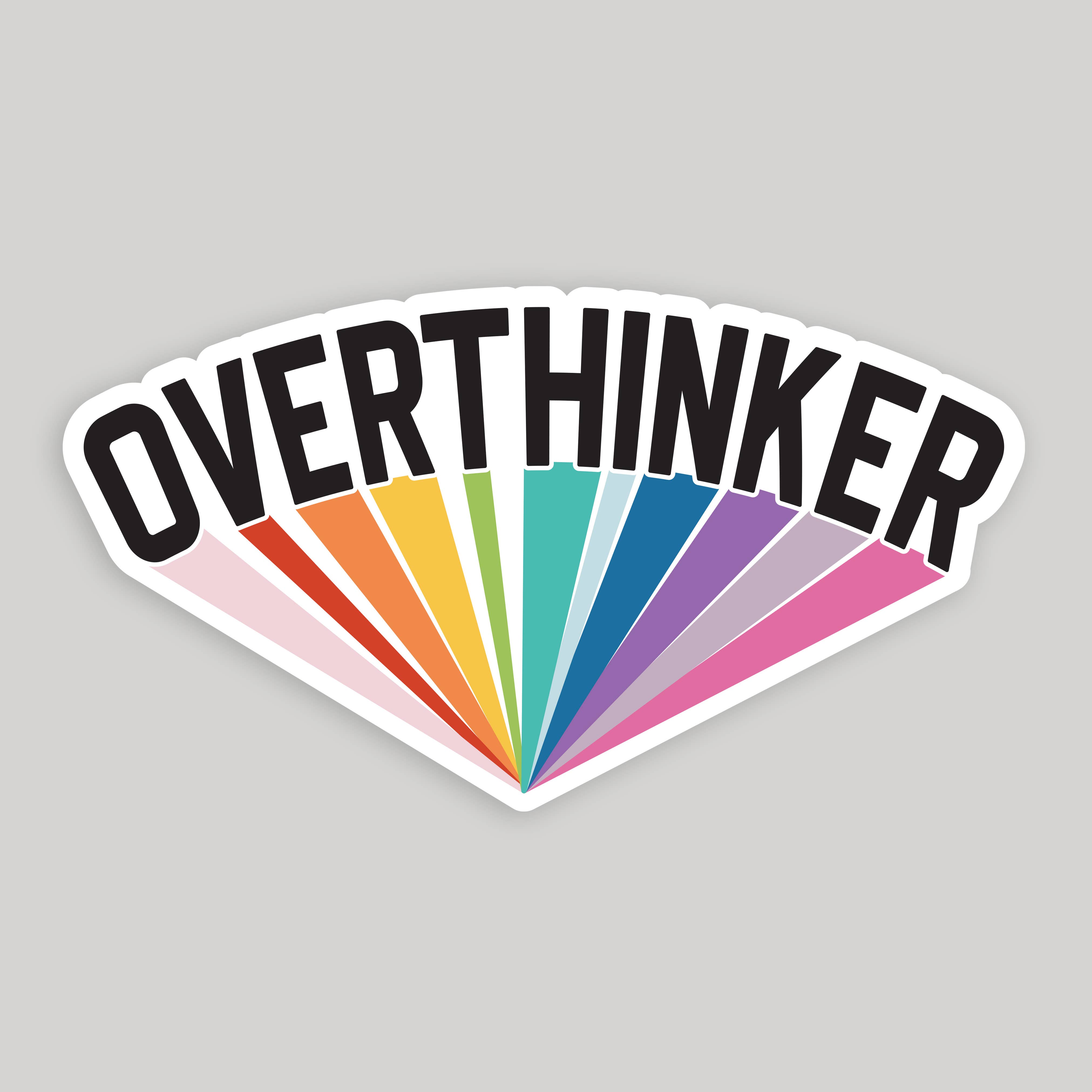 Jocelyn Diebolt Designs - Wholesale Sticker - Overthinker Sticker1